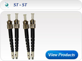 OM3 (50/125) AQUA ST-ST Duplex Patchcord on 2.8mm Cable